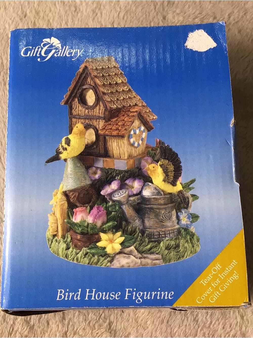 Bird House Figurine Decorative Accent